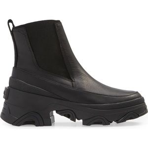 Like New Sorel Brex Waterproof Chelsea Boot Black 5.5